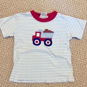 Luigi Kids 3T Dump Truck Appliqué shirt